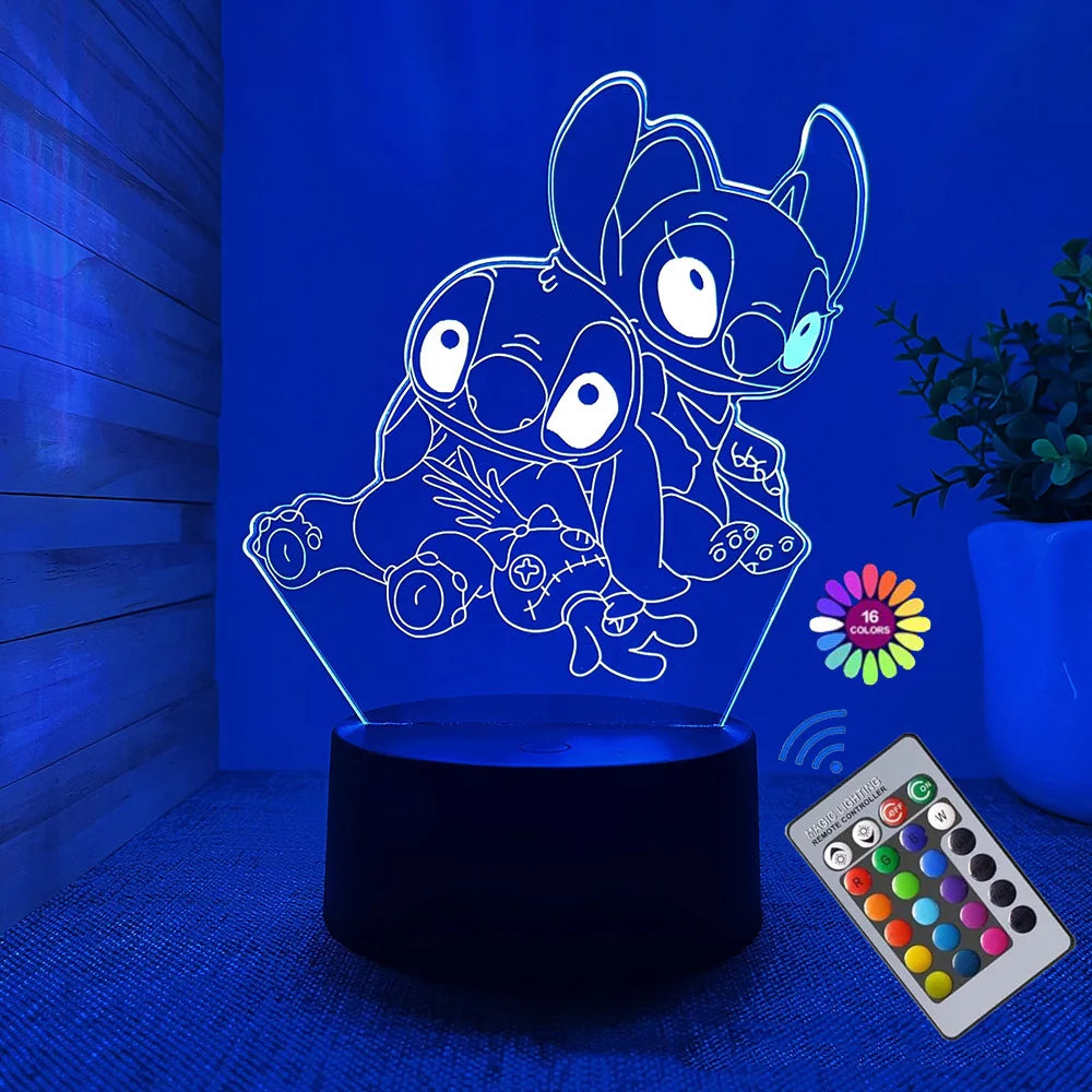 Stitch Magic Illusion Lamp