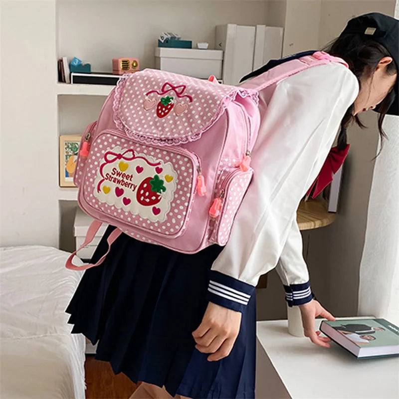 Kids Embroidery School Bag