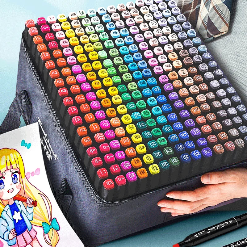 24-80 Colors Oily Art Marker