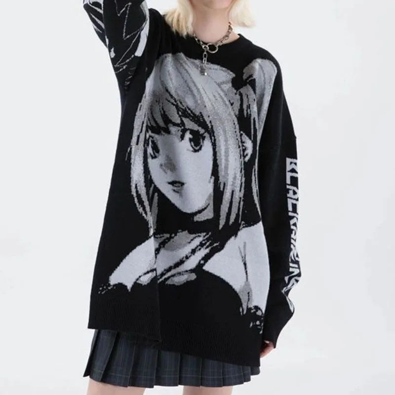 Anime Girl Retro Sweater