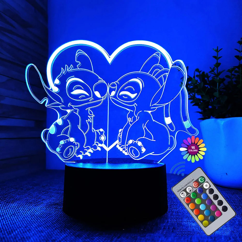 Stitch Magic Illusion Lamp