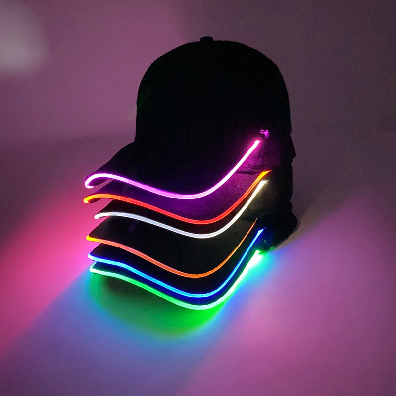 LED Light-Up Party Cap