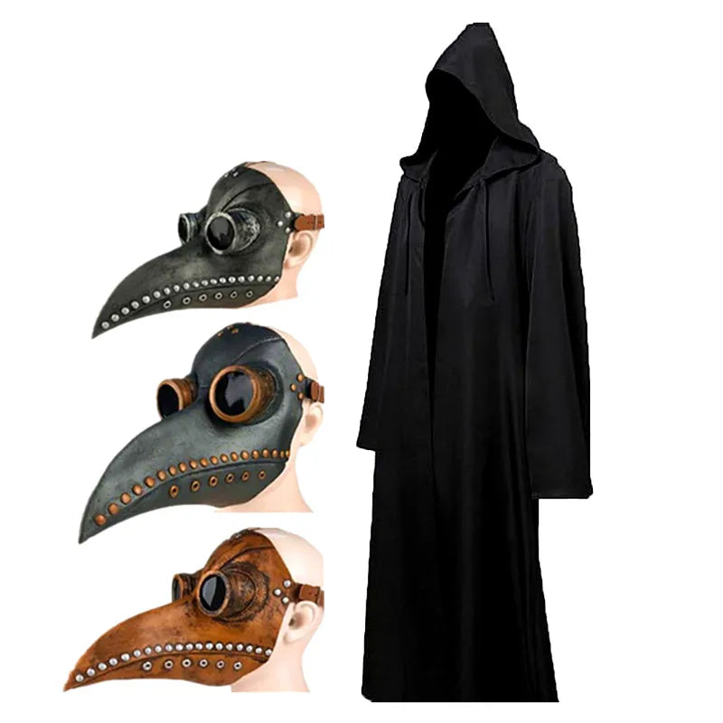 Halloween Doctor Robe & Mask Set