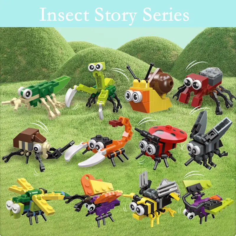 Insect Building Blocks Toy Set