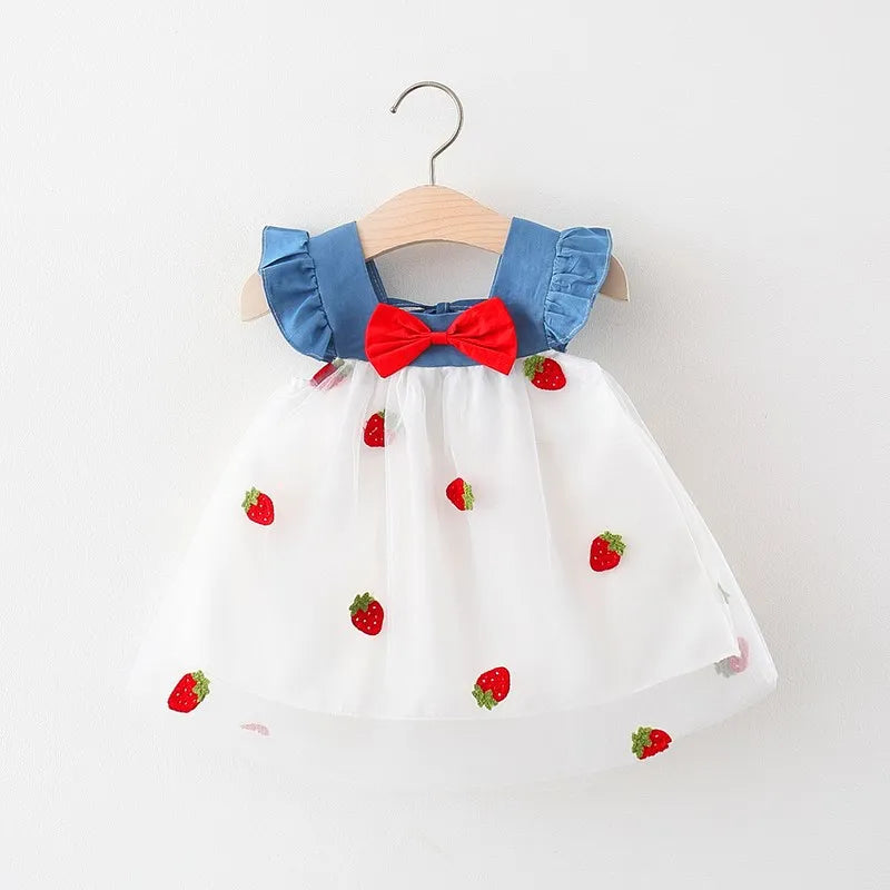 Girls' Embroidered Princess Dress