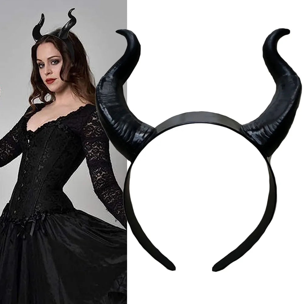 Black Queen Witch Demon Horns