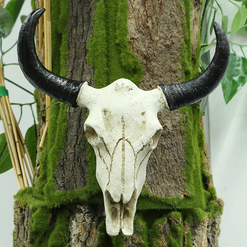 Cow Skull Head Halloween Decor