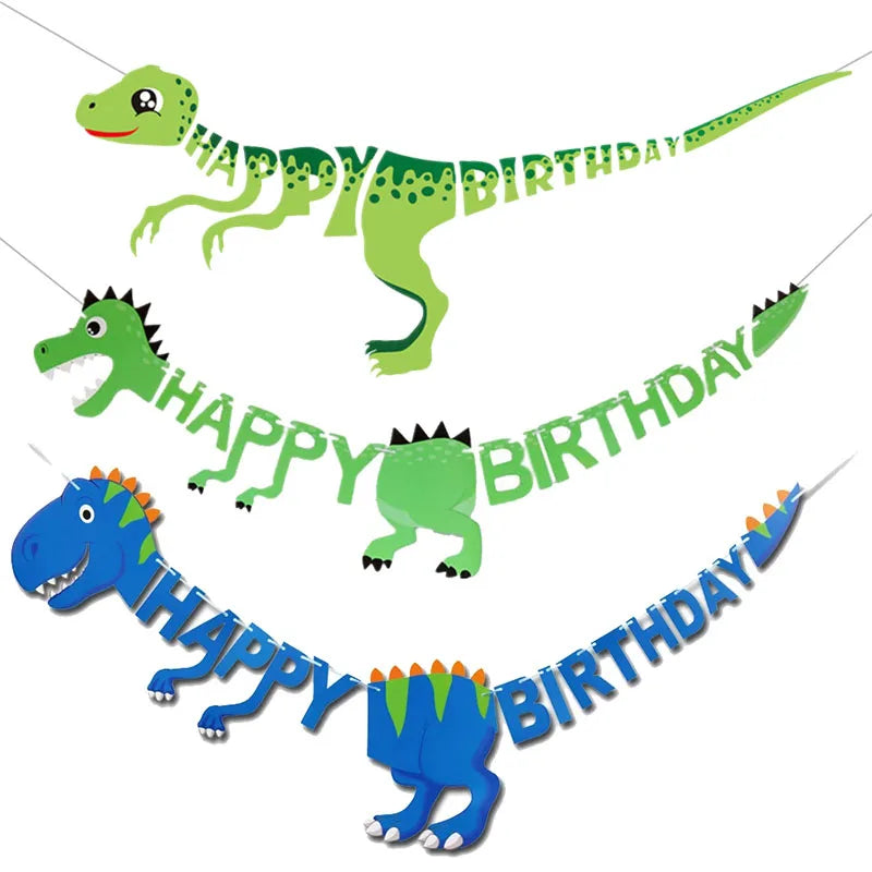 Dinosaur Happy Birthday Decoration