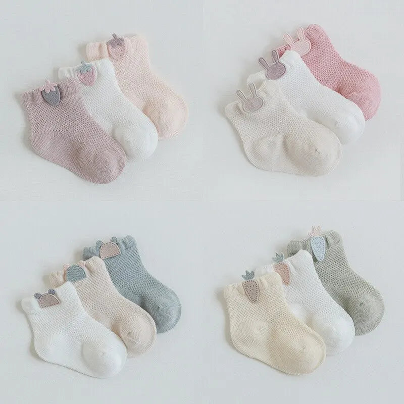 3 Pairs Baby Socks