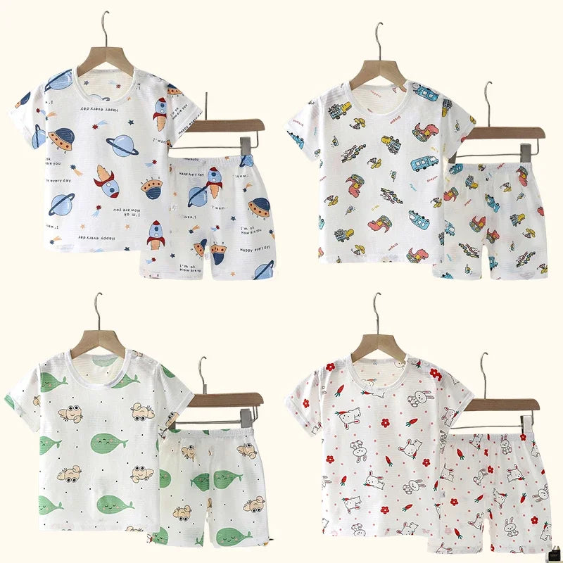 Summer Kids Cotton Sleepwear Set