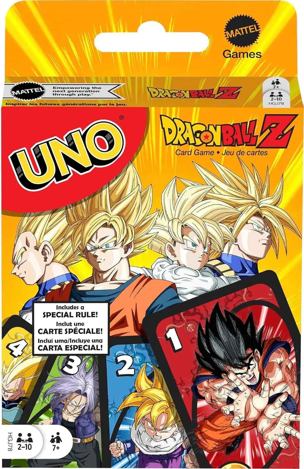 Dragon Ball Z UNO Card