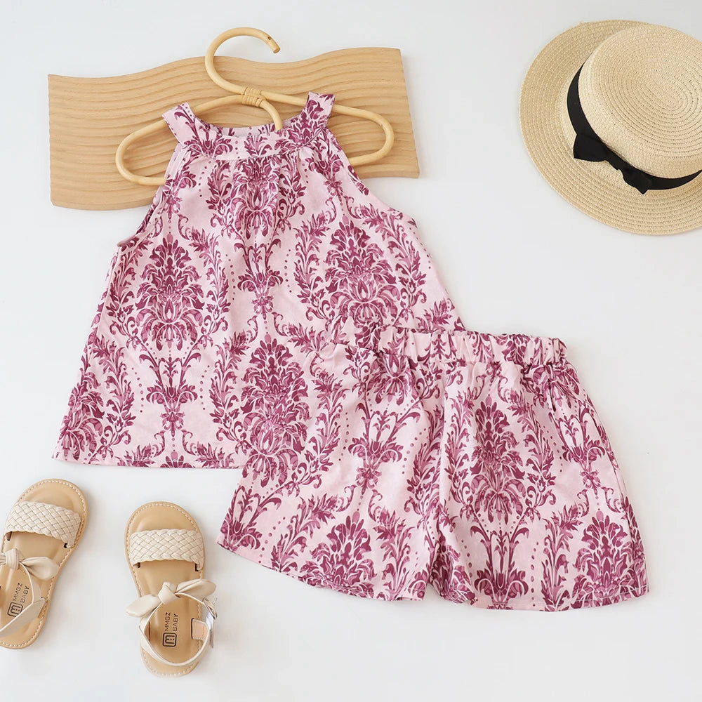 Girls Summer Sleeveless Outfit