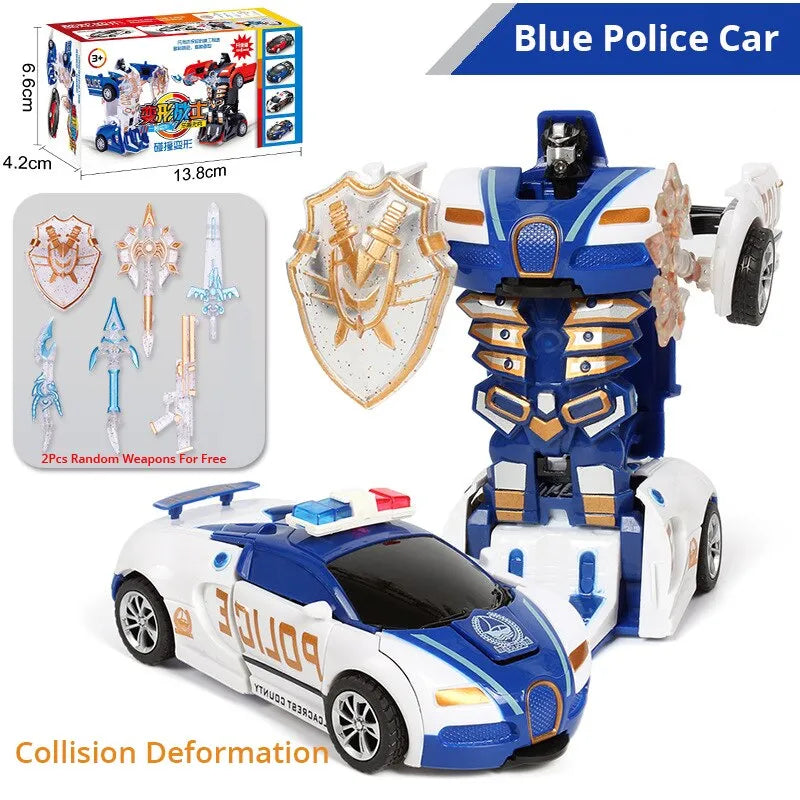 Police Transformer Car Toy