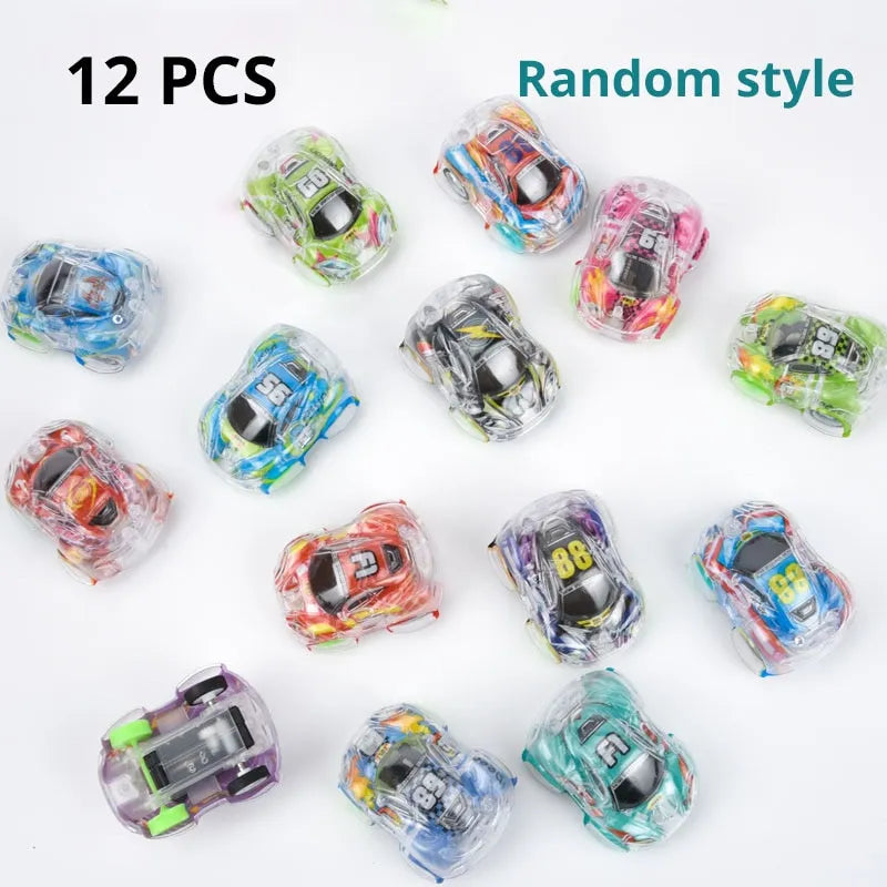 12 Pcs Colorful Pull Back Car