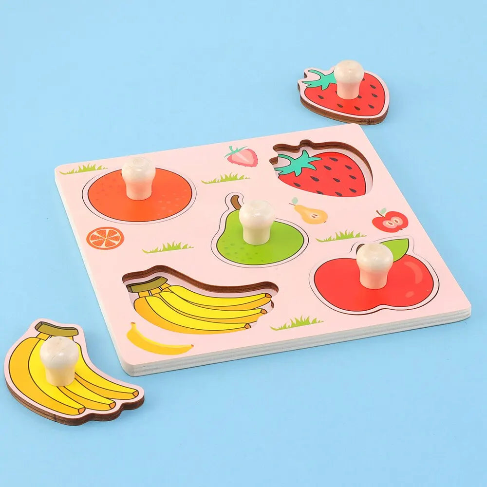 Scratch & Learn Fruit Puzzle