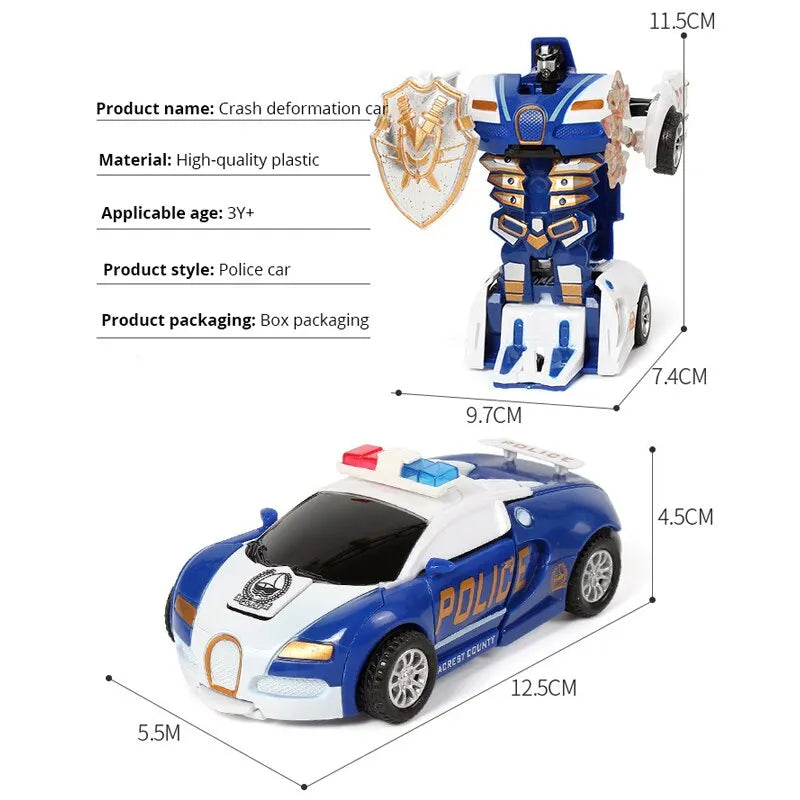 Police Transformer Car Toy