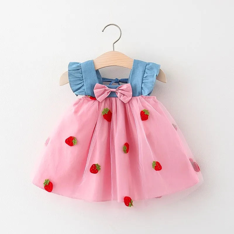 Girls' Embroidered Princess Dress