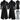 Black Gothic Armor Long Coat
