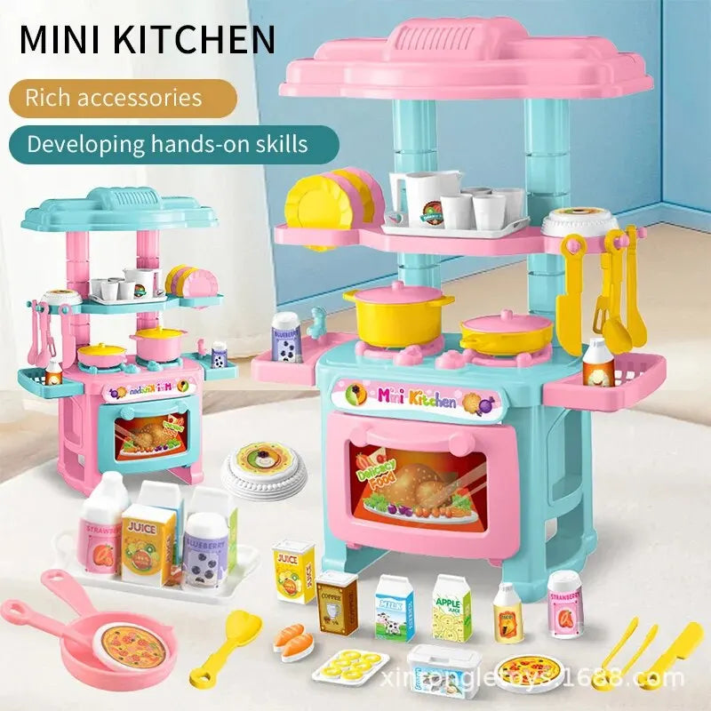 Kitchen House Play Toy Set