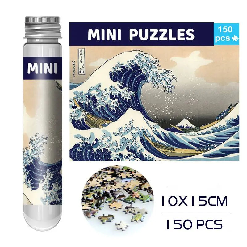 150PCS Mini Test Tube Jigsaw Puzzle