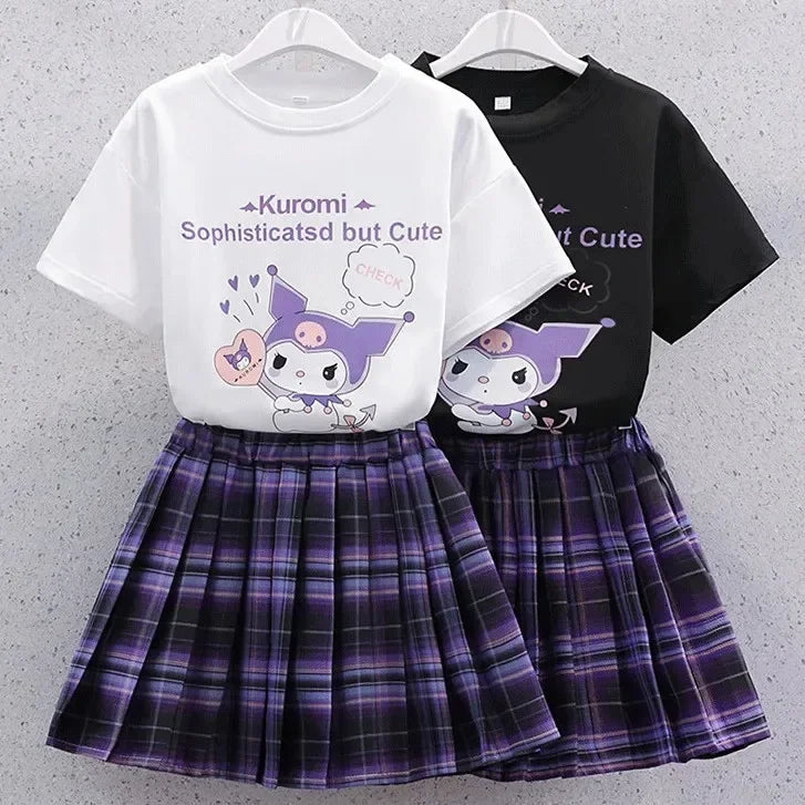 Girls T-Shirt & Skirt Set